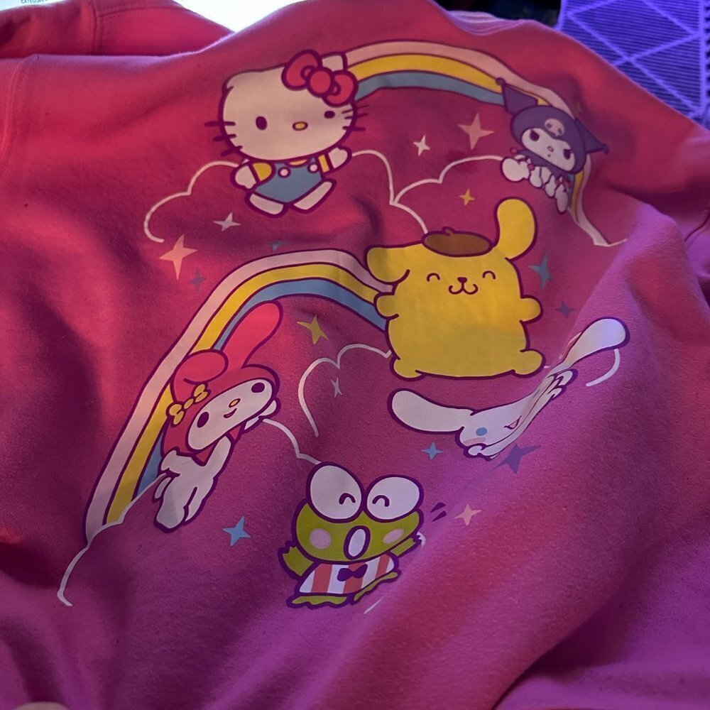 Hello Kitty and Friends Pink Sweatshirt size XL - Picture 5 of 8